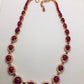 Bochic “Capri” Vintage Ruby, Peridot & White Topaz Convertible Necklace in 18K Gold & Silver