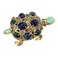 Bochic “Orient” Retro Multi Sapphires & Opal Brooch Set in 18k Gold & Silver