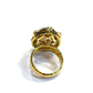 Bochic “Orient” Emerald, Topaz & Pearl Cocktail Ring Set In 18K Gold & Silver
