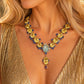Bochic “Capri” Lemon Quartz, Aquamarine, Opal & Sapphire Convertible Necklace “Circa 1990s
