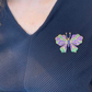 Bochic “Orient”  Multi Natural Sapphire Fancy Candy Gem Butterfly Brooch or Ring