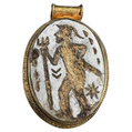 Bochic Curated “Alexander Mocdon” Antique Cameo, Afghanistan 18k Gold & Agate