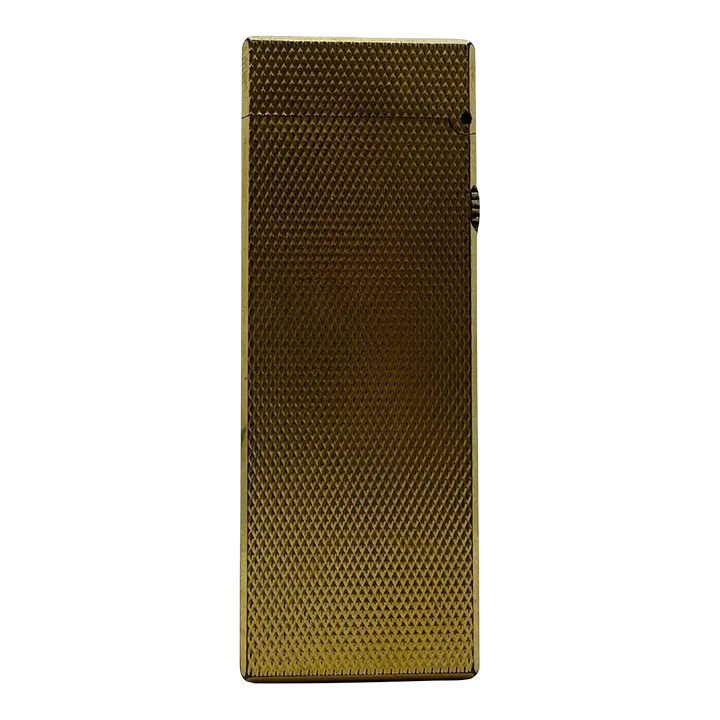 Vintage Circa 1980s Dunhill 18k Gold Plated Lighter