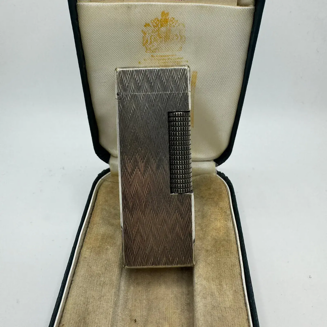 Vintage Dunhill Silver Plated Lighter, Circa 1980s