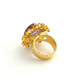 Bochic Candy Cocktail Multi Gem Ring Set in 18k Gold & Silver Size 7