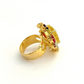 Bochic Candy Cocktail Multi Gem Ring Set in 18k Gold & Silver Size 7