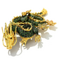 Bochic Dragon “Orient” Multi Sapphires & Tasvorite Brooch Set in 18k Gold & Silver