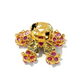 Bochic “Orient” Opal, Multi Sapphires & Ruby Ring Set in 18k Gold & Silver Size Us 7