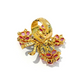 Bochic “Orient” Opal, Multi Sapphires & Ruby Ring Set in 18k Gold & Silver Size Us 7