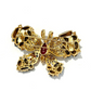Bochic “Orient” Opal, Multi Sapphires & Ruby Brooch Set in 18k Gold & Silver