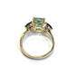 Bochic “Orient” Blue Topaz & Amethyst Ring Set In 18K Gold & Silver